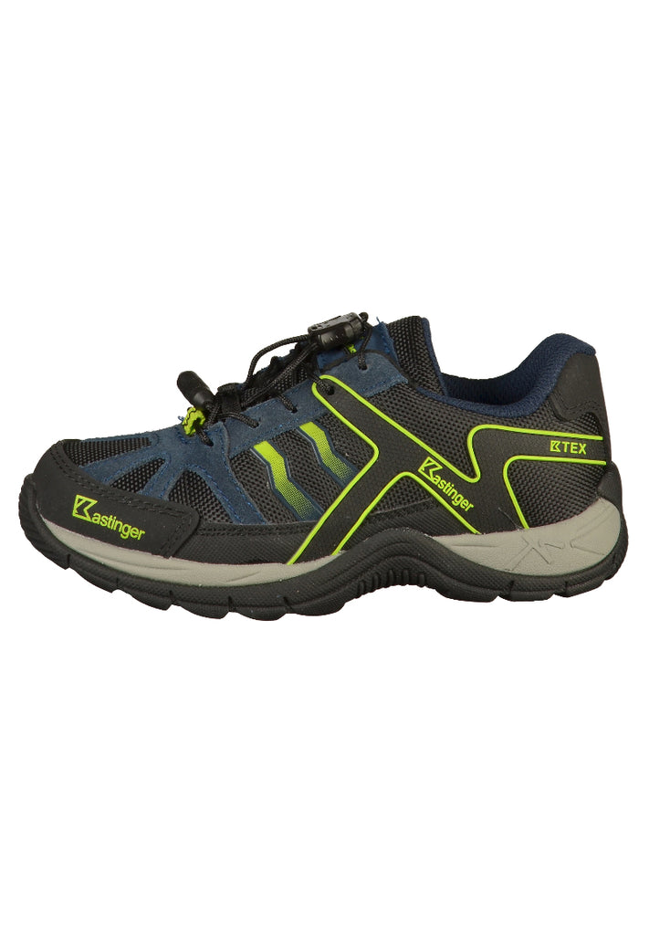 Kastinger Wanderschuhe Lederimitat/Textil Schwarz/Blau - surf4shoes