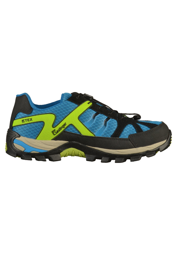 Kastinger Wanderschuhe Leder/Mesh Blau/Grün - surf4shoes