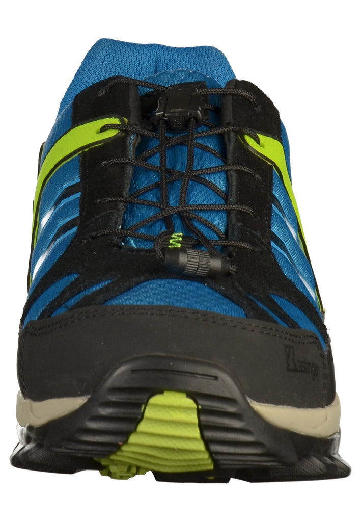 Kastinger Wanderschuhe Leder/Mesh Blau/Grün - surf4shoes