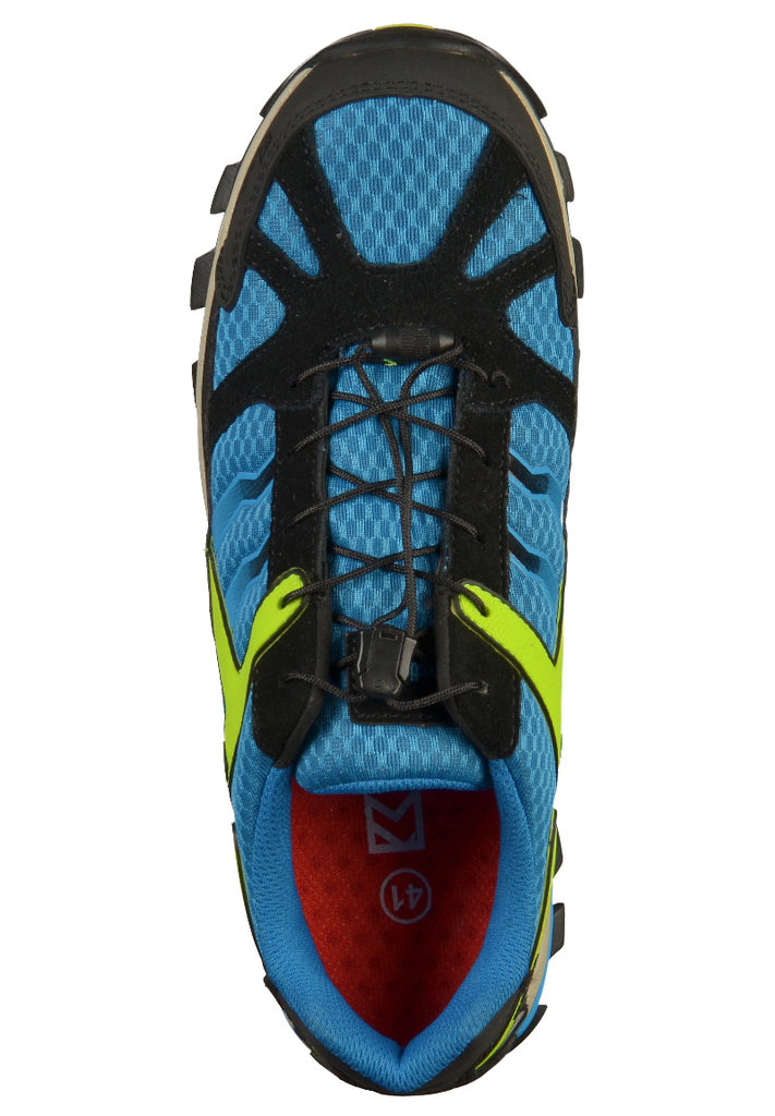 Kastinger Wanderschuhe Leder/Mesh Blau/Grün - surf4shoes