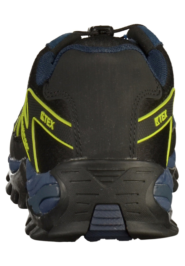 Kastinger Wanderschuhe Leder/Mesh Schwarz/Blau - surf4shoes