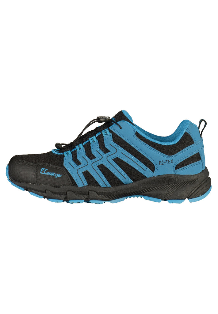 Kastinger Wanderschuhe Lederimitat/Mesh Schwarz/Blau - surf4shoes