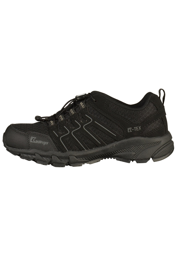 Kastinger Wanderschuhe Lederimitat/Mesh Schwarz/Grau - surf4shoes