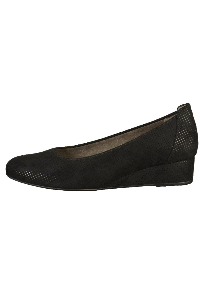 Jenny Pumps Lederimitat Schwarz - surf4shoes