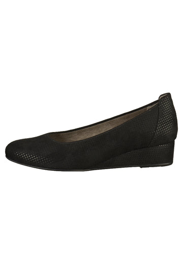 Jenny Pumps Lederimitat Schwarz - surf4shoes
