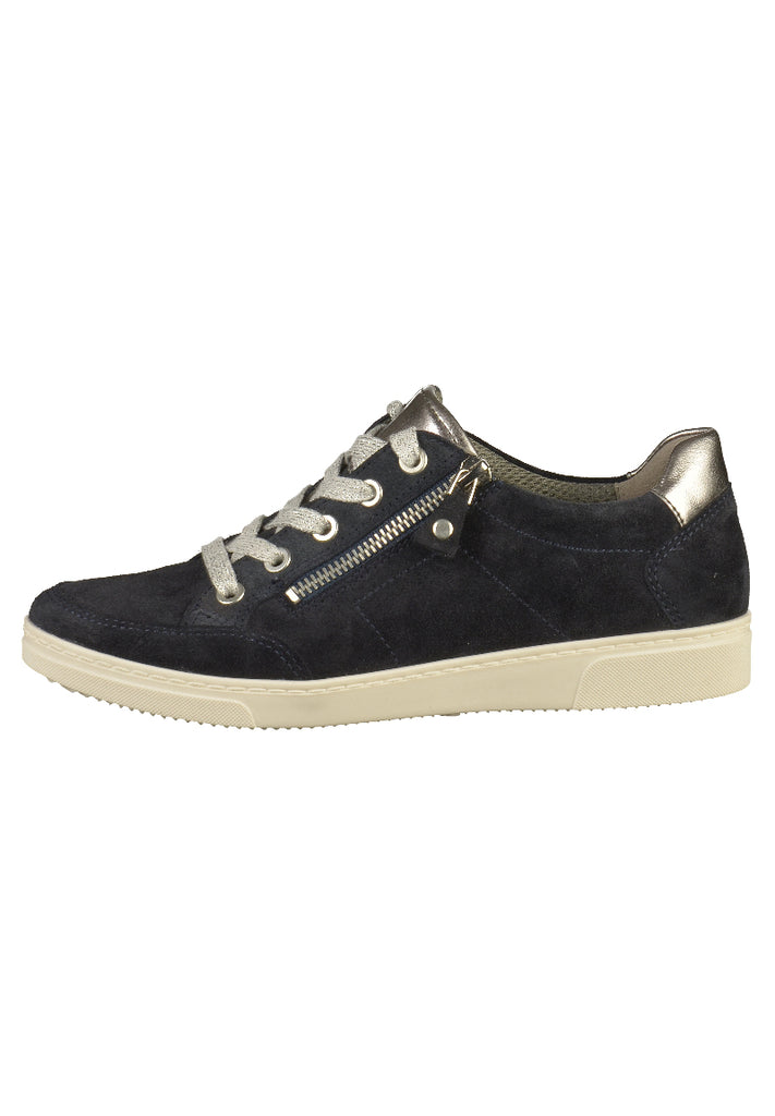 Jenny Sneaker Leder Navy - surf4shoes