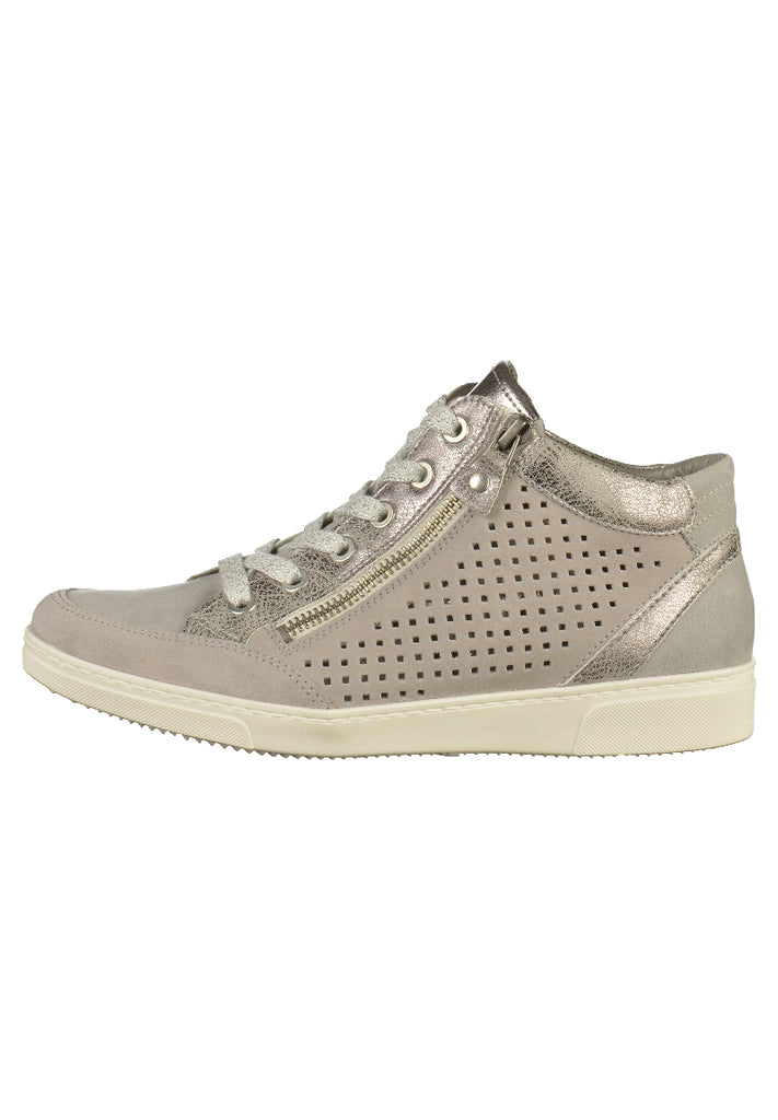 Jenny Sneaker Leder/Textil Grau - surf4shoes