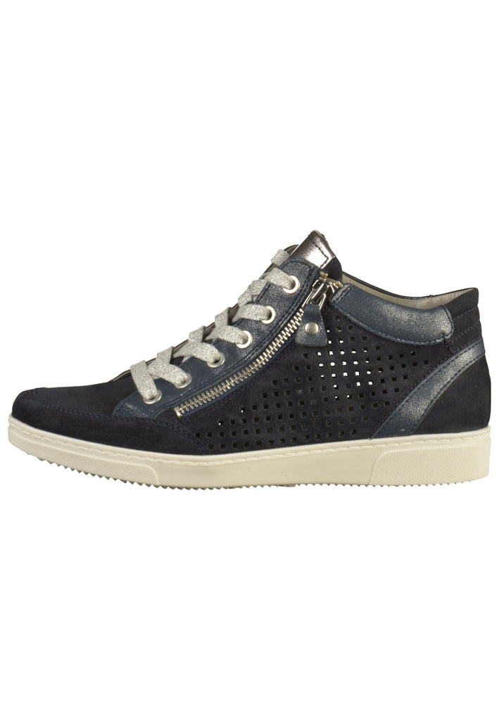 Jenny Sneaker Leder/Textil Navy - surf4shoes
