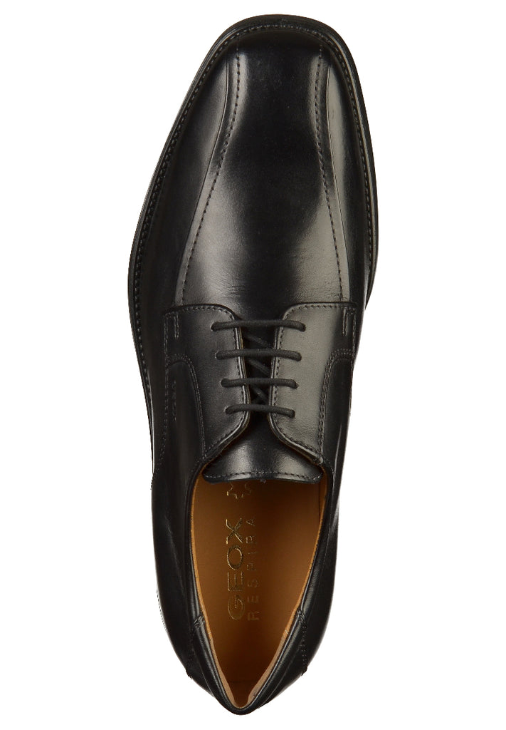 Geox Businessschuhe Leder Schwarz - surf4shoes