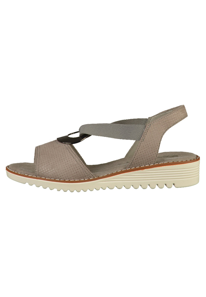 Jenny Sandalen Lederimitat Grau - surf4shoes