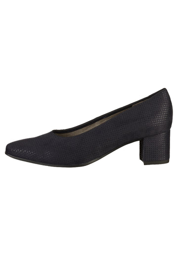 Jenny Pumps Lederimitat Blau - surf4shoes