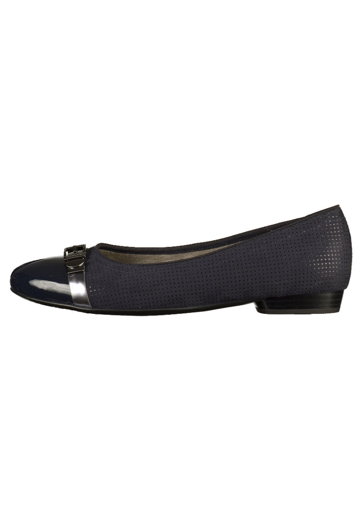 Jenny Ballerinas Leder Blau - surf4shoes