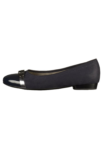 Jenny Ballerinas Leder Blau - surf4shoes