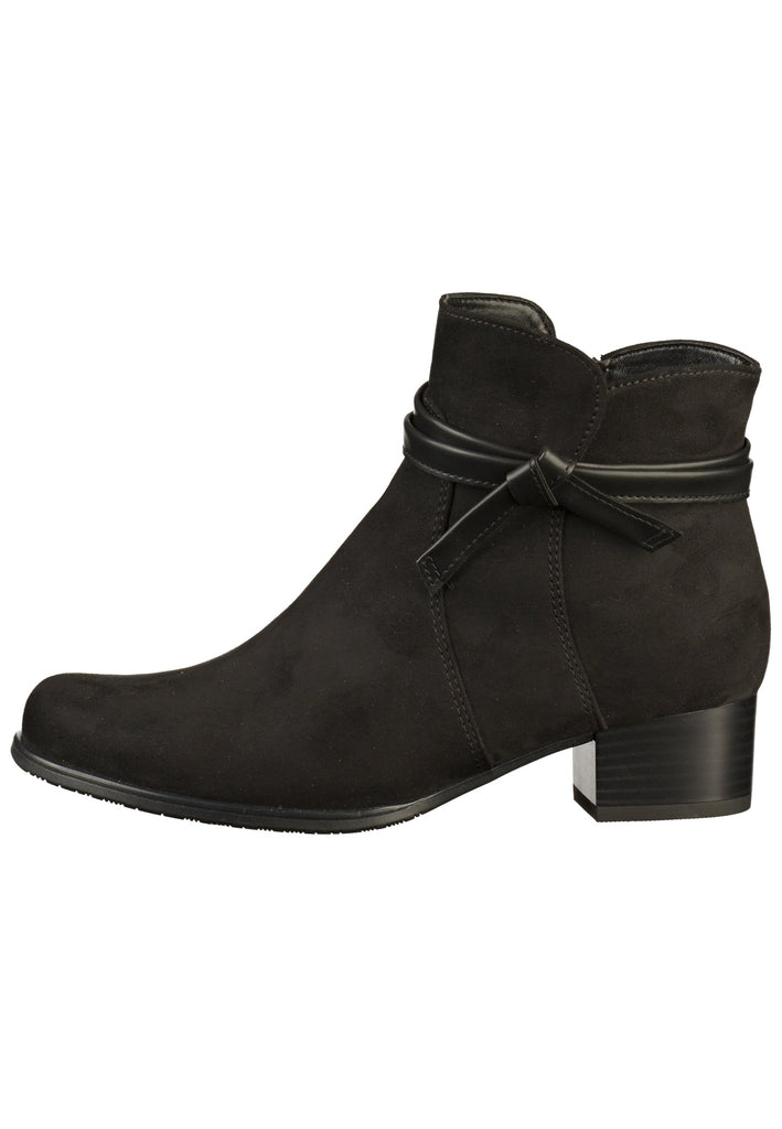 Jenny Stiefelette Textil Schwarz - surf4shoes