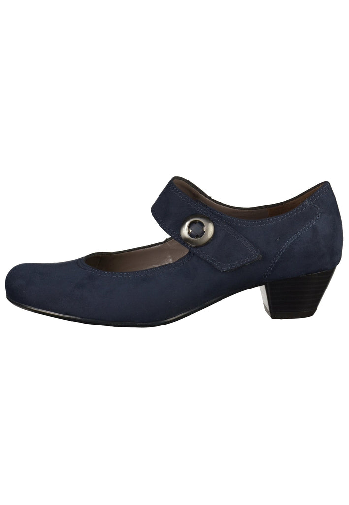 Jenny Pumps Lederimitat Blau - surf4shoes