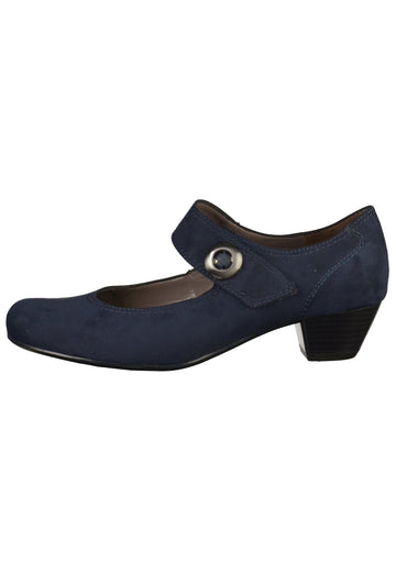 Jenny Pumps Lederimitat Blau - surf4shoes
