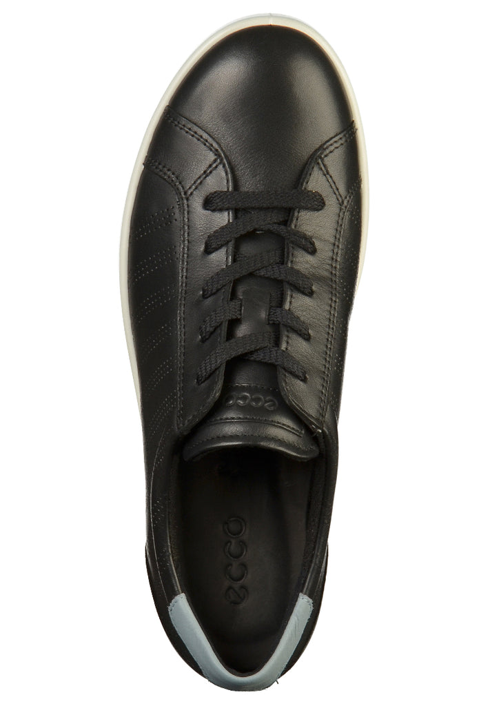 ecco Sneaker Leder Schwarz - surf4shoes