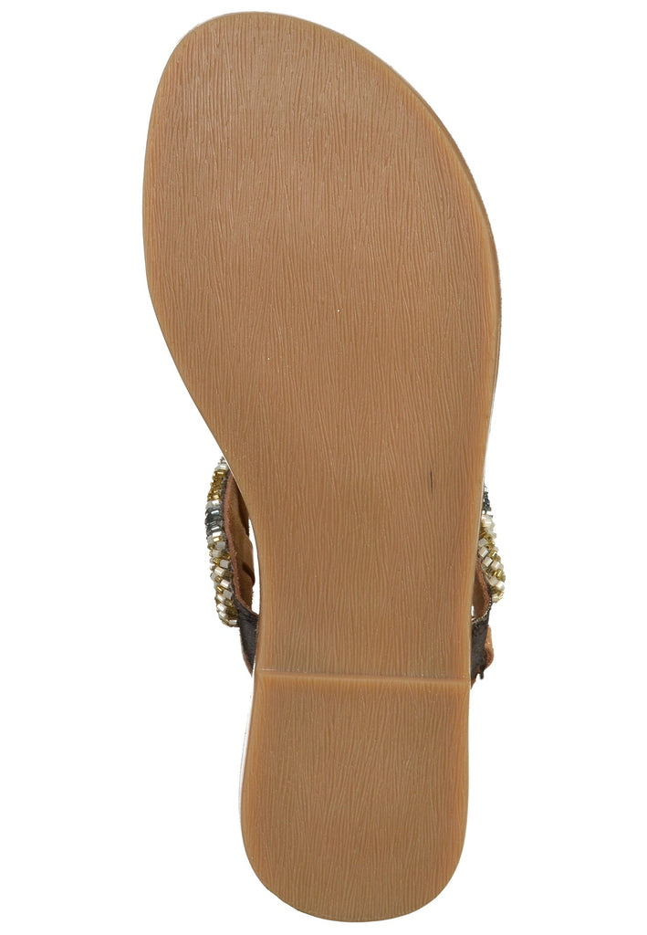 Bullboxer Sandalen Leder/Textil Natural - surf4shoes