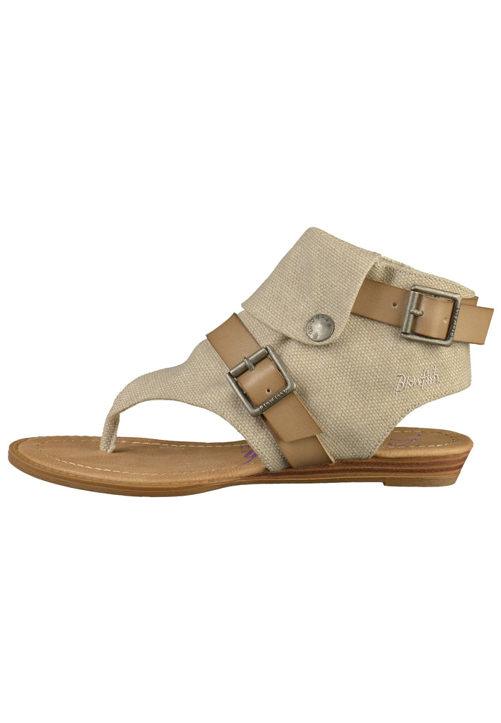 Blowfish Zehensteg Lederimitat/Textil Beige - surf4shoes