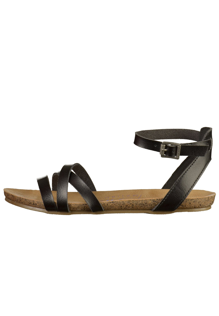 Blowfish Sandalen Lederimitat Schwarz - surf4shoes