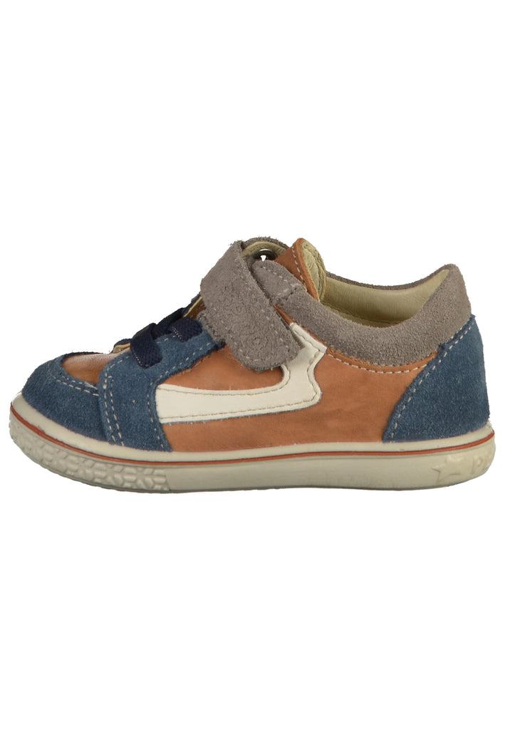 Pepino Halbschuhe Leder Blau/Braun - surf4shoes