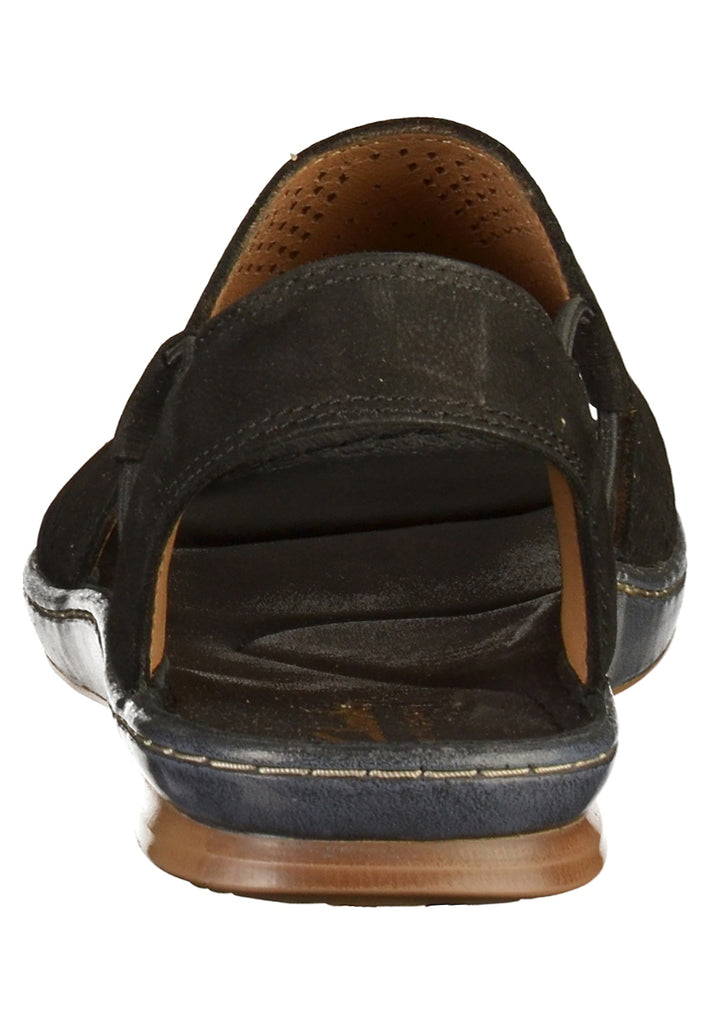 Clarks Sandalen Nubukleder Schwarz - surf4shoes