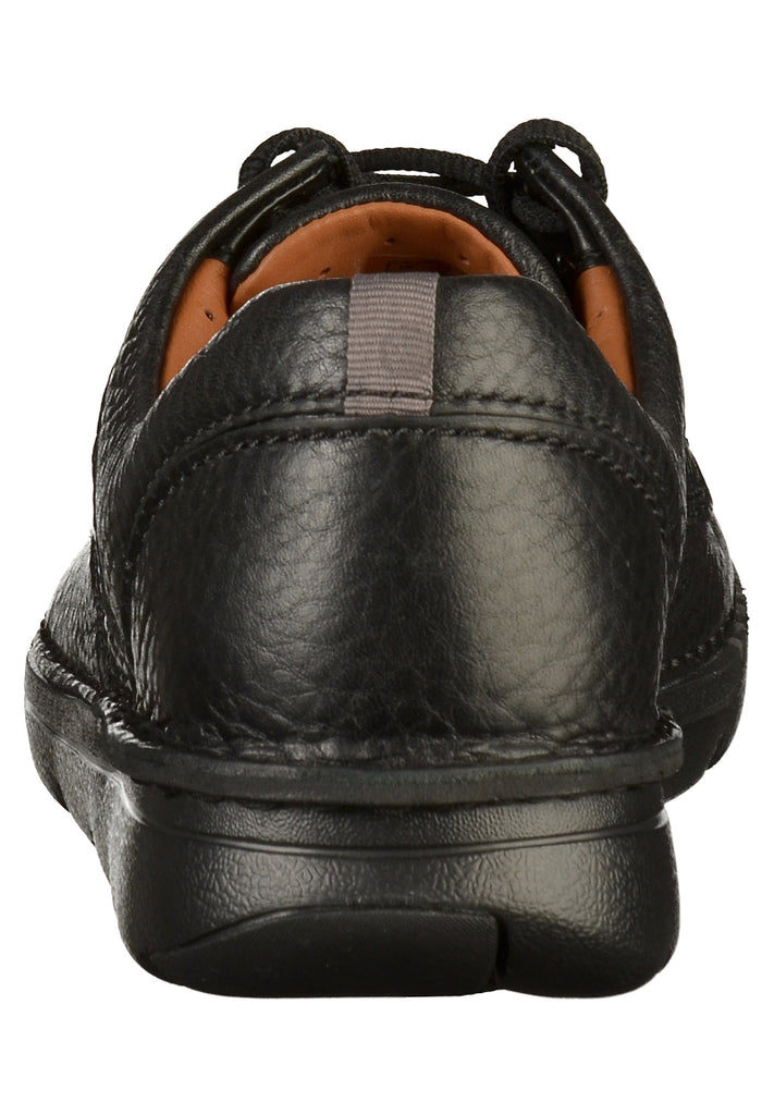 Clarks Halbschuhe Leder Schwarz - surf4shoes