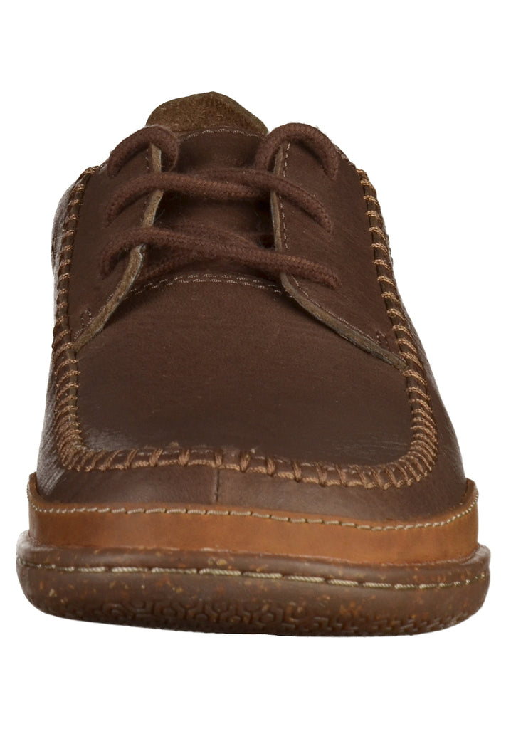 Clarks Halbschuhe Leder Dunkelbraun - surf4shoes