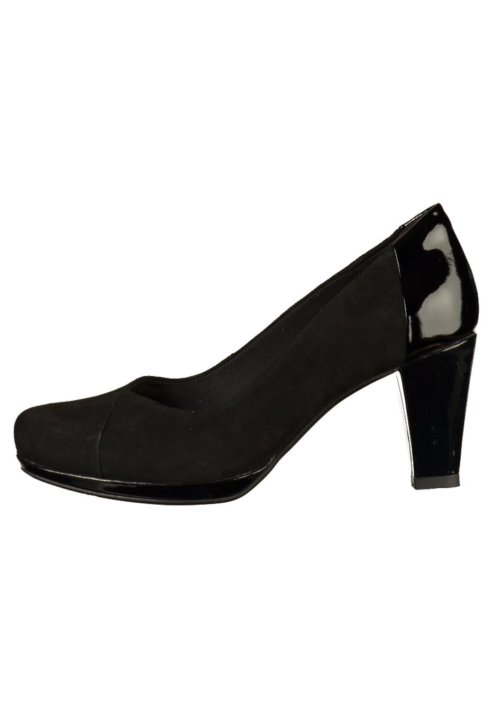Clarks Pumps Leder Schwarz - surf4shoes