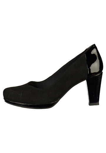 Clarks Pumps Leder Schwarz - surf4shoes