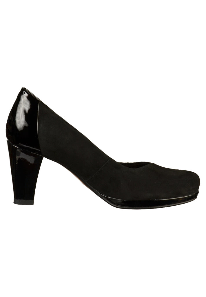 Clarks Pumps Leder Schwarz - surf4shoes