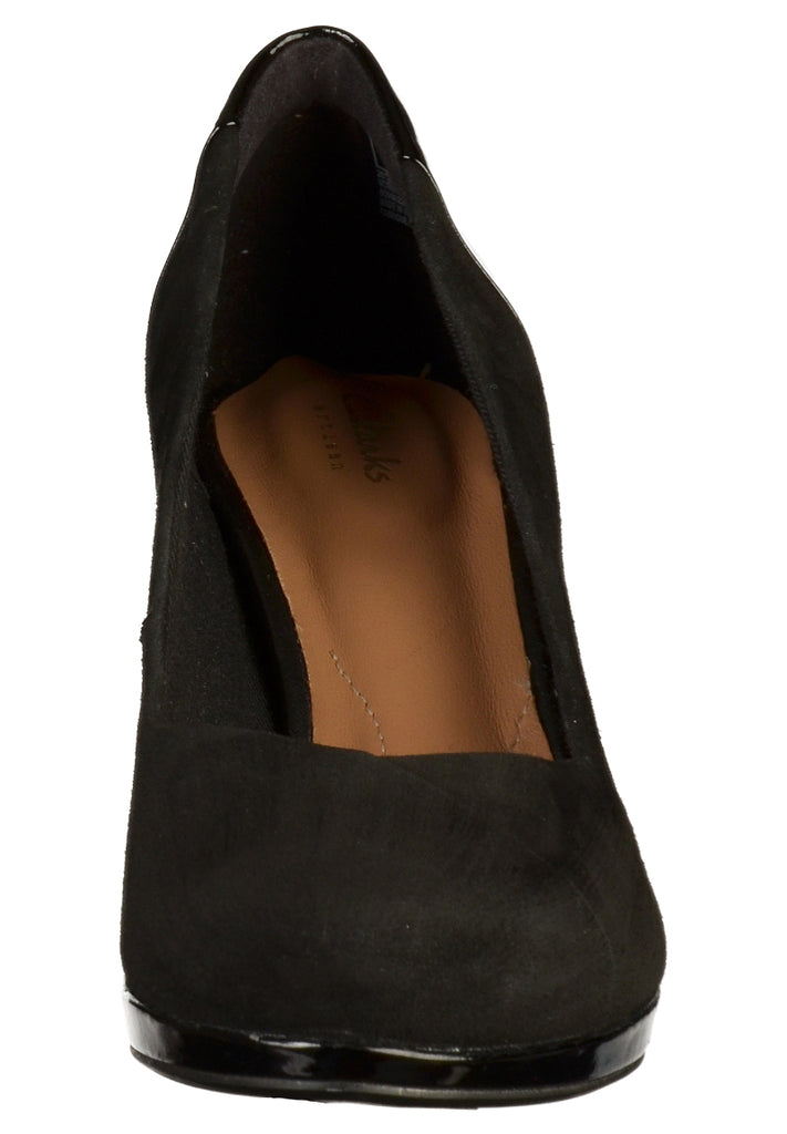 Clarks Pumps Leder Schwarz - surf4shoes