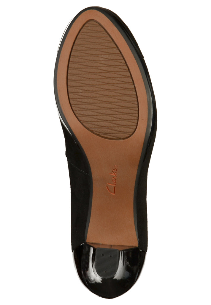 Clarks Pumps Leder Schwarz - surf4shoes