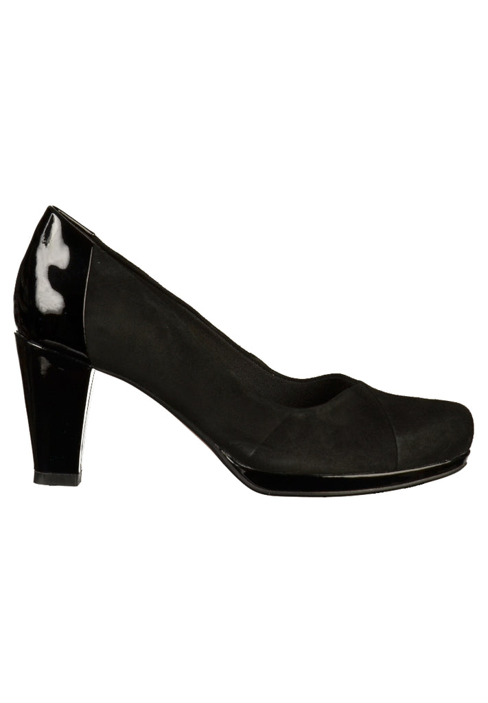Clarks Pumps Leder Schwarz - surf4shoes