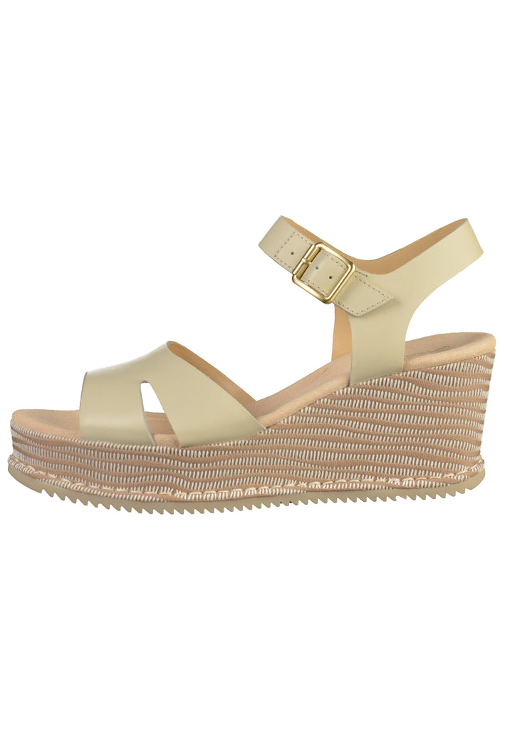 Clarks Sandalen Glattleder Weiß - surf4shoes
