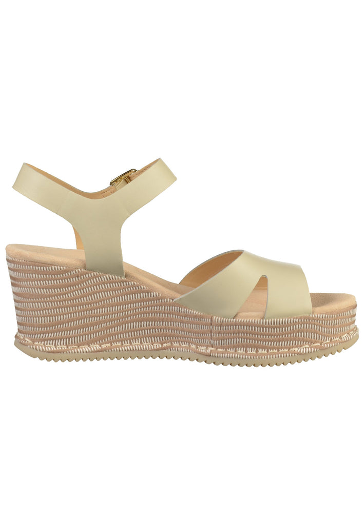 Clarks Sandalen Glattleder Weiß - surf4shoes