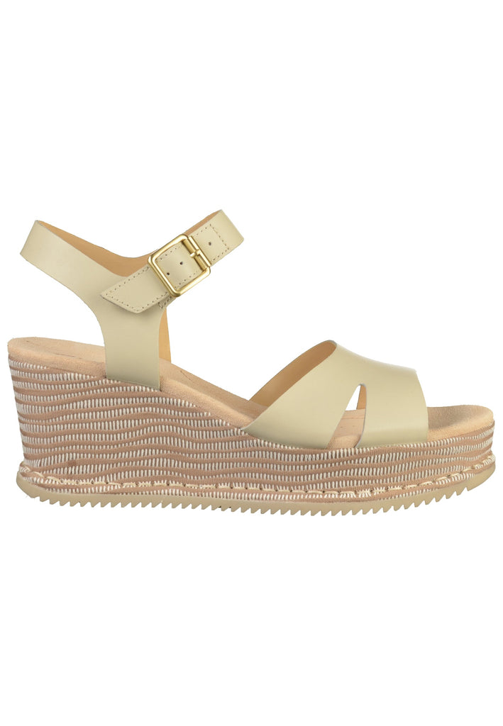 Clarks Sandalen Glattleder Weiß - surf4shoes