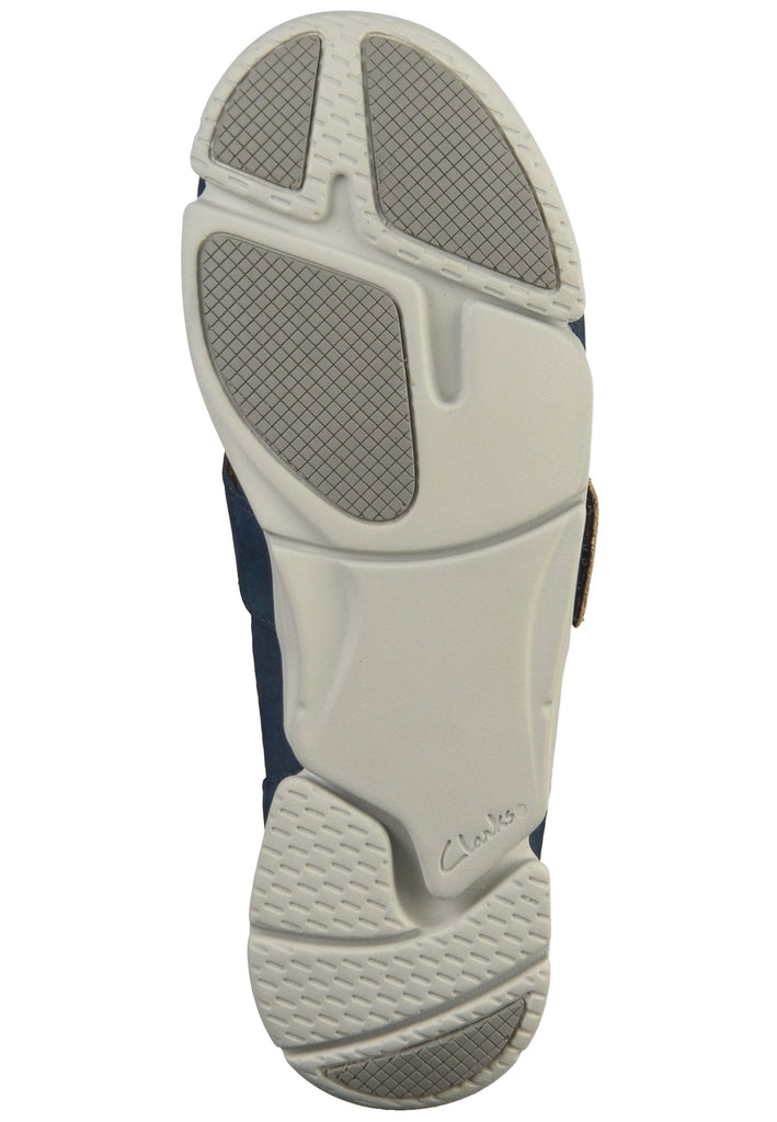 Clarks Ballerinas Nubukleder Navy - surf4shoes