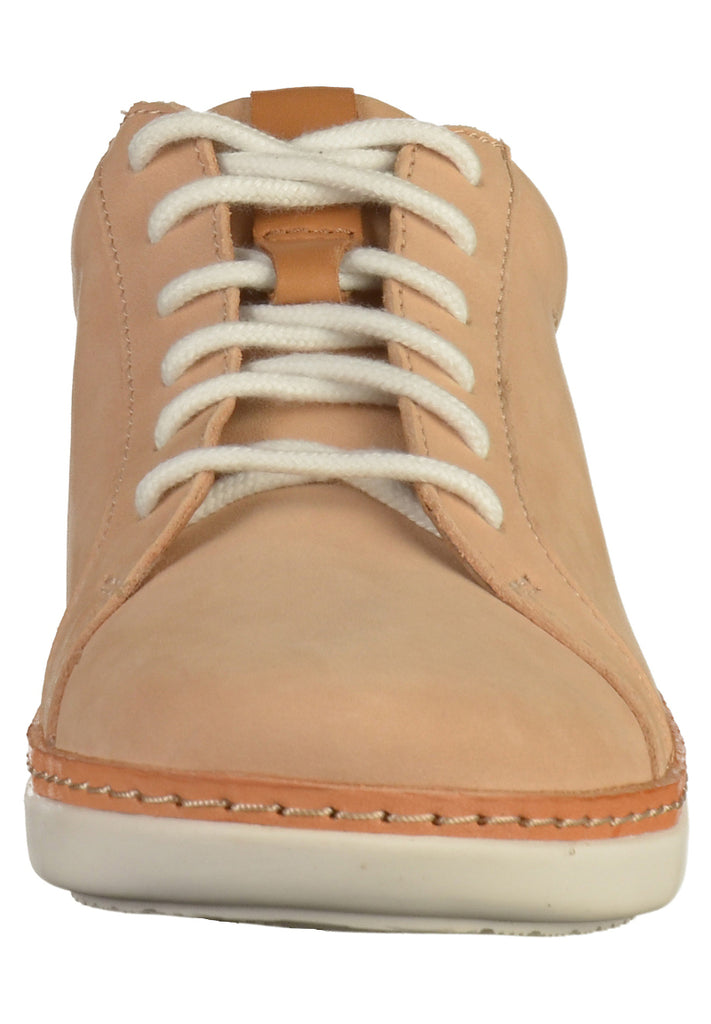 Clarks Halbschuhe Leder Nude - surf4shoes