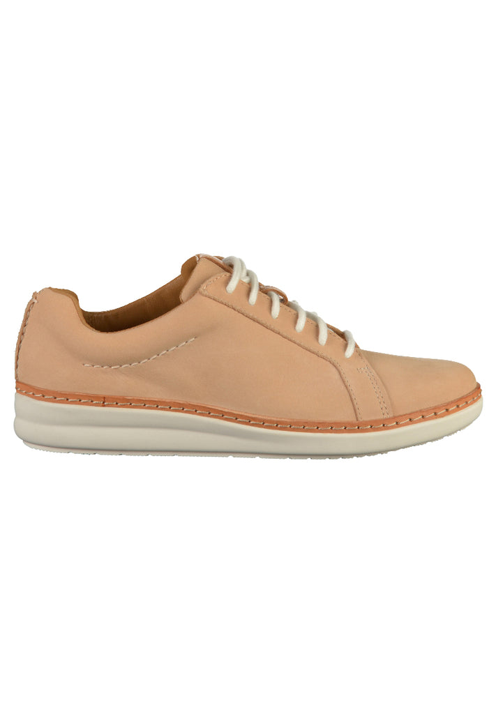 Clarks Halbschuhe Leder Nude - surf4shoes