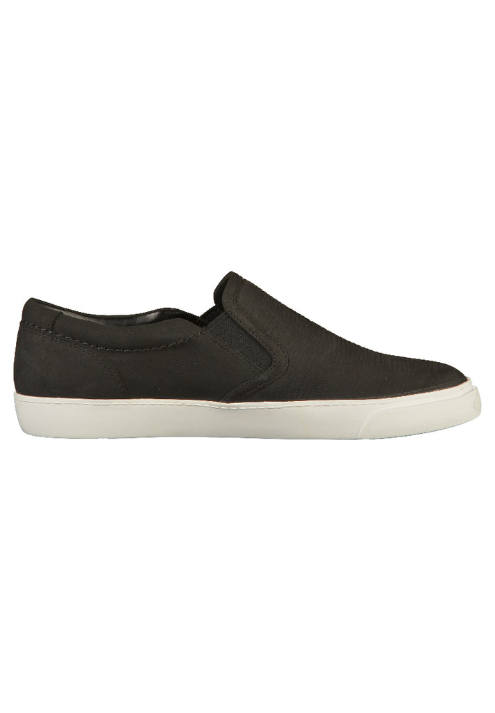 Clarks Slipper Nubukleder Schwarz - surf4shoes