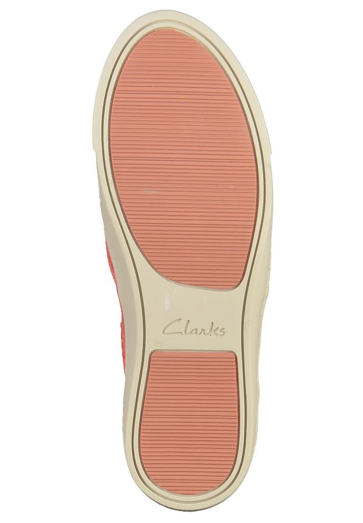 Clarks Slipper Nubukleder Rosa - surf4shoes