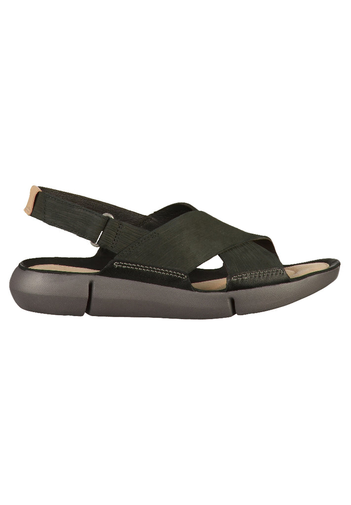 Clarks Sandalen Leder Schwarz - surf4shoes