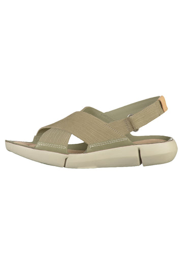 Clarks Sandalen Leder Hellgrün - surf4shoes