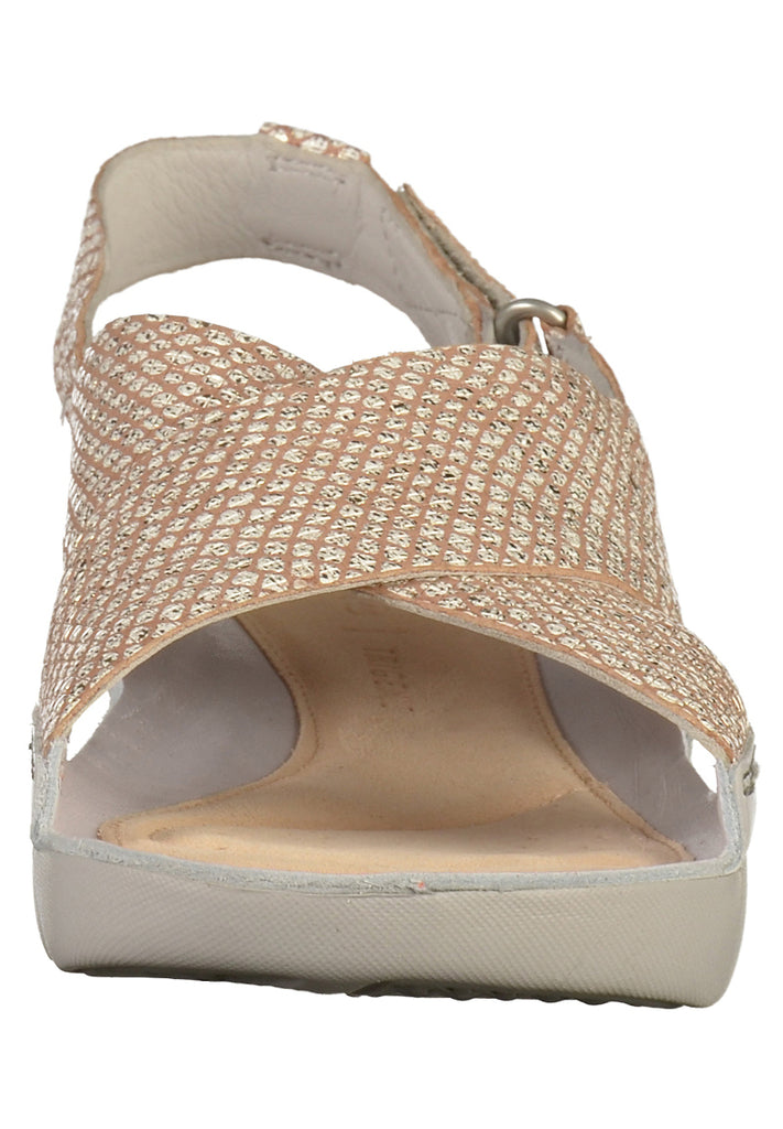 Clarks Sandalen Leder Beige - surf4shoes