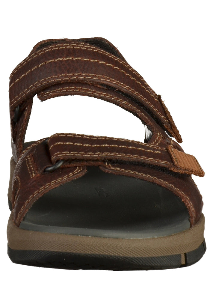 Clarks Sandalen Leder Dunkelbraun - surf4shoes
