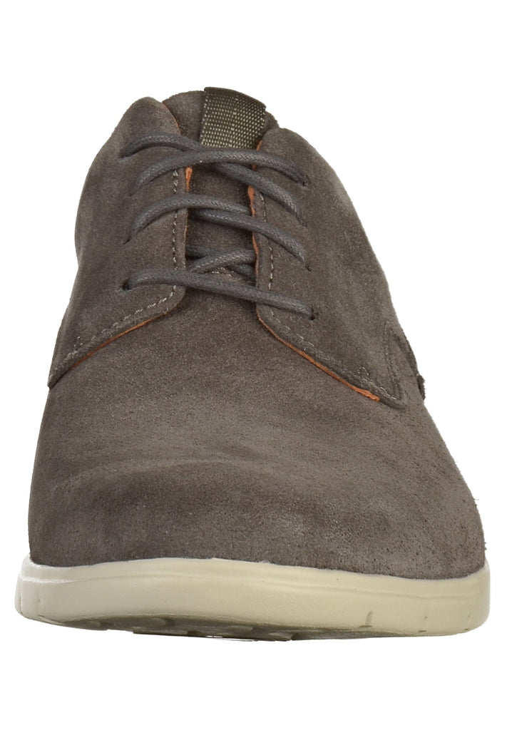Clarks Halbschuhe Leder Dunkelgrau - surf4shoes
