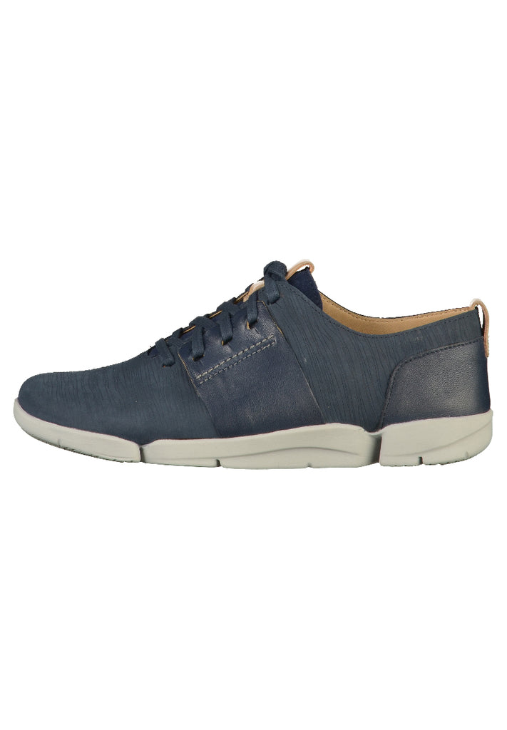 Clarks Halbschuhe Nubukleder Navy - surf4shoes
