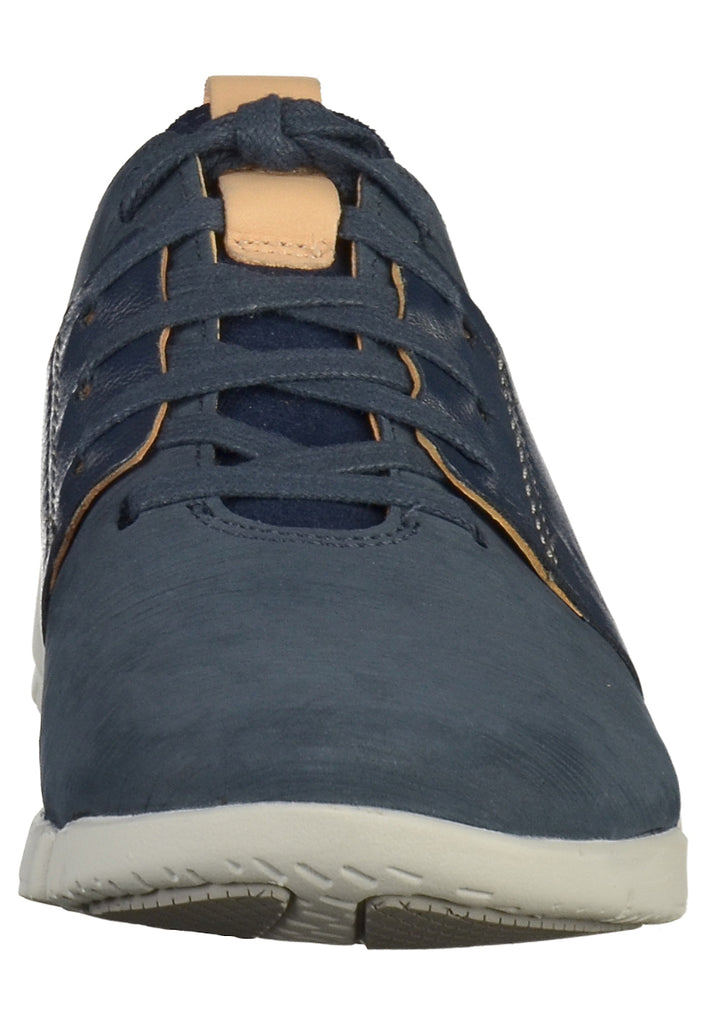 Clarks Halbschuhe Nubukleder Navy - surf4shoes