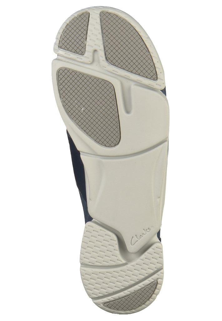 Clarks Halbschuhe Nubukleder Navy - surf4shoes